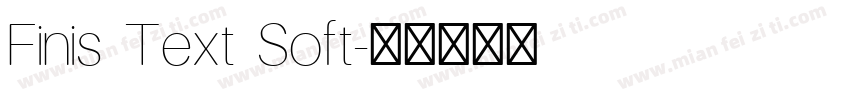 Finis Text Soft字体转换